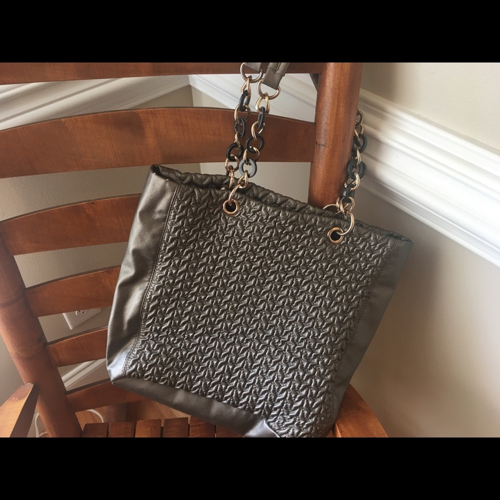 Big Buddha quilted purse with chain straps